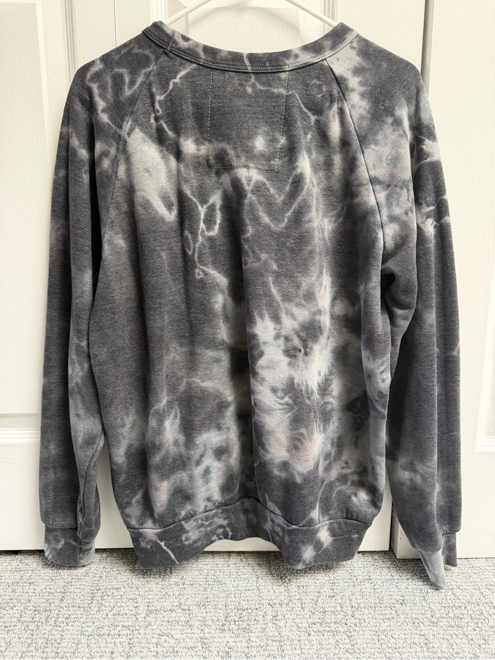 Aviator Nation Tie-Dye Black & Pink Lightning Graphic Sweater - Picture 3 of 3